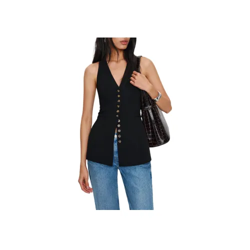 Reformation Черные Женские Майки