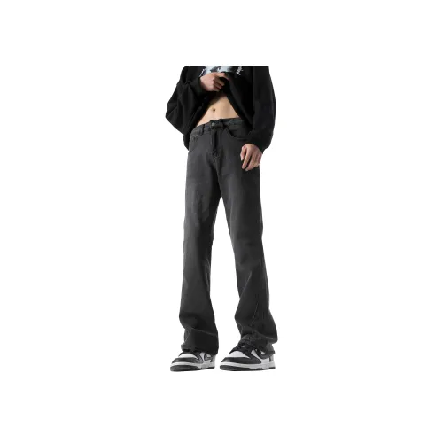 POLAR BEAR Эластичные Джинсы Унисекс Черный Серый