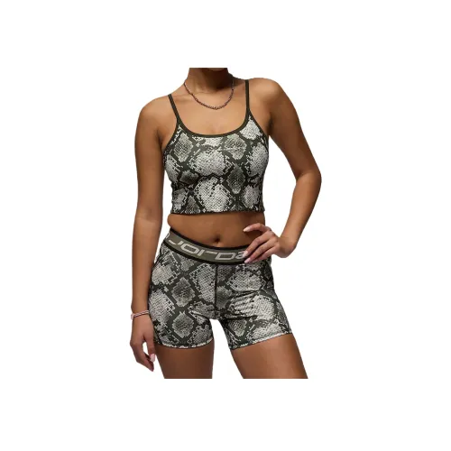 Майка Jordan Sport Женская Оливкового цвета