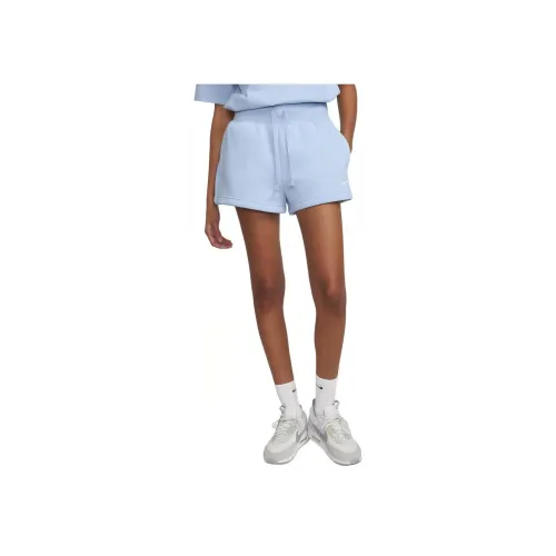 nike Sportswear Phoenix Fleece Спортивные шорты Женские Синий Серый