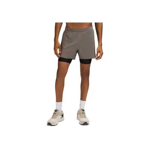 lululemon LAB Collection Спортивные шорты Мужские Хаки Коричневый