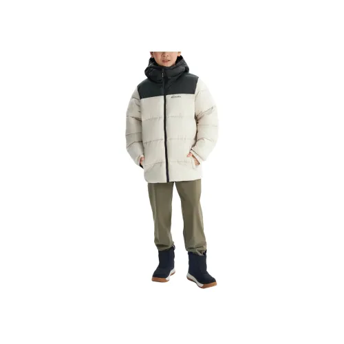 Columbia совместный бренд Хлопковый пуховик Бежевый Детский Возраст 3-7 лет