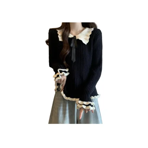 HTHK Черный Женский Трикотаж