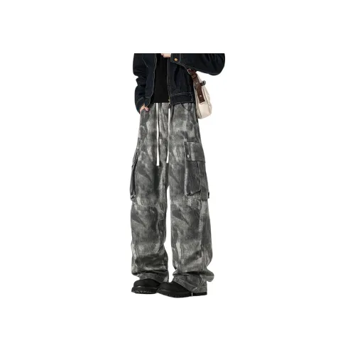 ULTRA QUATTRO Tie Dye Камуфляж Унисекс Джинсы