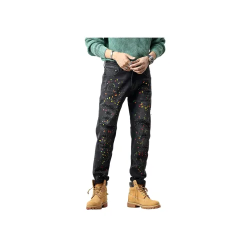 PIERRE CARDIN Джинсы Мужские Черные