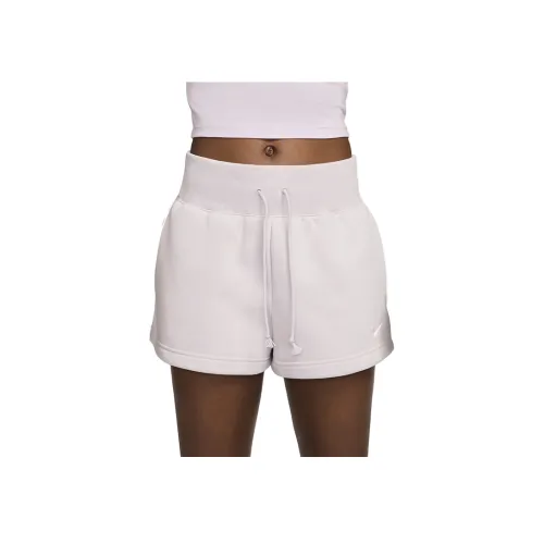 Nike Sportswear Phoenix Fleece Спортивные шорты Женские Платиново-фиолетовый