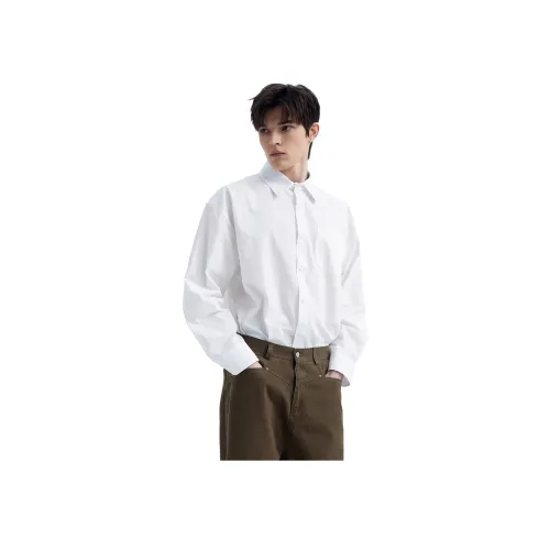 WILD LEADER Белая унисекс рубашка