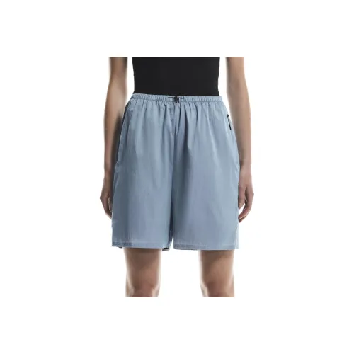On Ледяной Синий Розовый Женские Спортивные Шорты