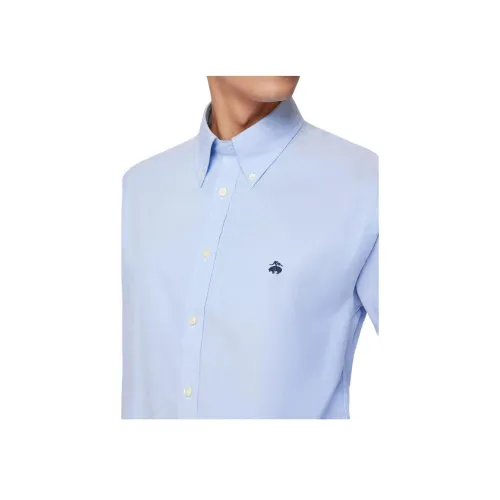 BROOKS BROTHERS 4003 Синий Мужская Рубашка