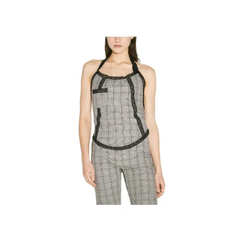 OUR LEGACY Серый Женские Майки