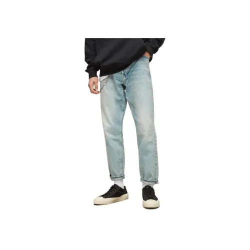 ALLSAINTS Светлый Индиго Мужские Джинсы