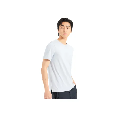 LESS IS MORE Светло-синий 25XTX3431Y Мужская T-рубашка