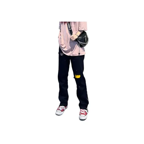 Humanism 1986 Черный Унисекс Джинсы