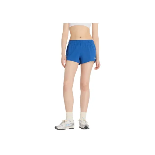 New Balance Синие Женские Спортивные Шорты