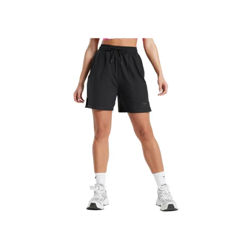 GYMSHARK Черные Женские Спортивные Шорты