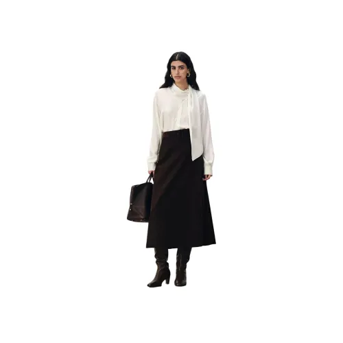 FABRIQUE Pearl White Женские Рубашки