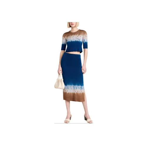 Altuzarra Синие Женские Вязаные Длинные Юбки