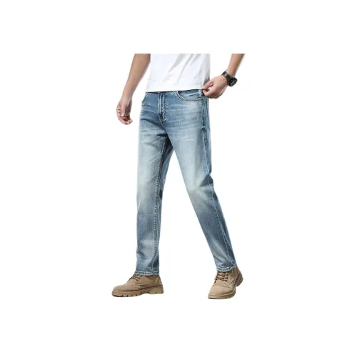 ZENGZHI Джинсы Облегающий крой Прямой крой Унисекс