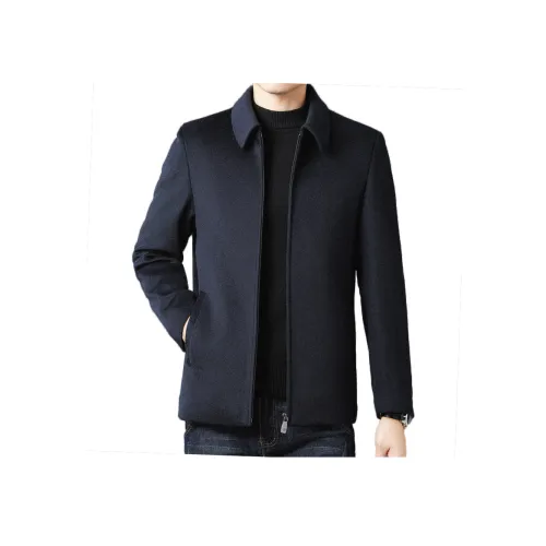 UZXJ Темно-синий ♠ Цвет Унисекс Куртки