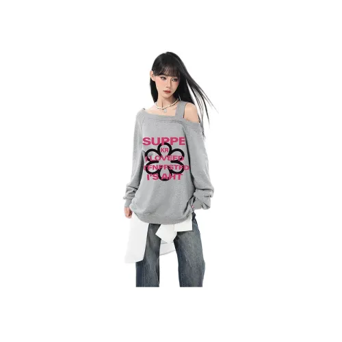 Princess Berdele Весенний Осенний OVERSIZE Свободный крой Lazy Off Длинный рукав Женский