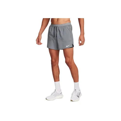 nike Dri Fit 5 2 в 1 Беговые шорты Повседневные шорты Мужские Серые