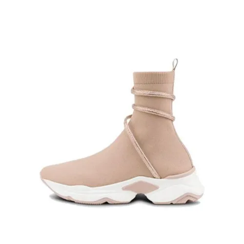 RENE CAOVILLA Высокие топы Повседневная обувь Женская Телесного цвета