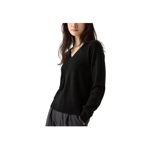 UNIQLO Кашемир Свитер Женский Черный