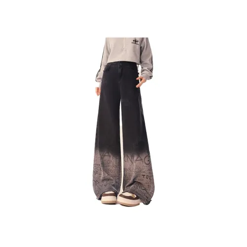 ZIRANSE 23092 Черные Женские Джинсы