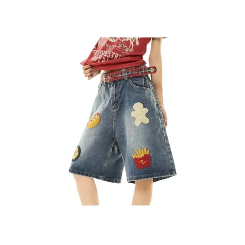 GPOUHO Унисекс Джинсовые шорты