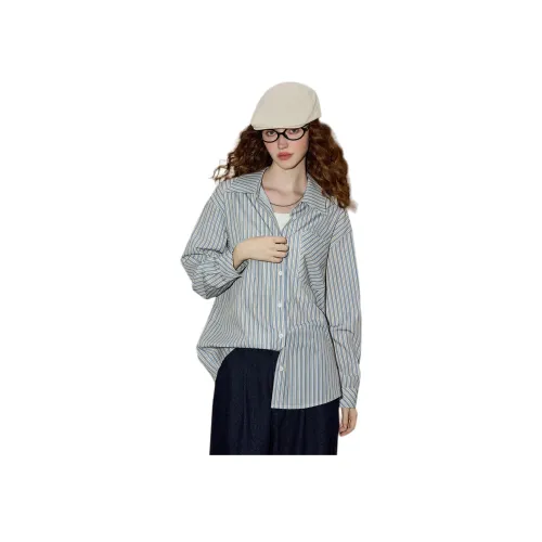 Coolhut Полосы Женские Рубашки