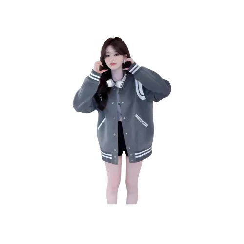 MORii Серый Женский Бейсбольный Джерси