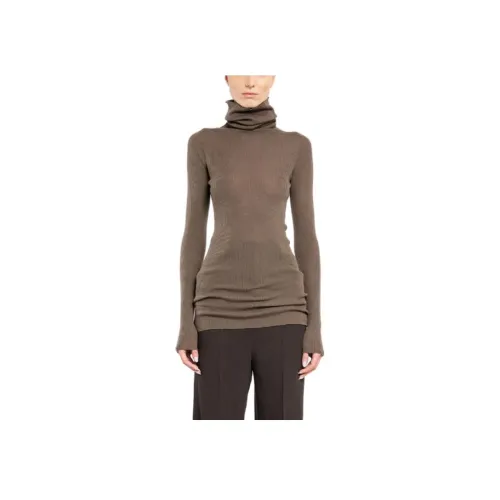 RICK OWENS Светло-янтарный Женский Трикотаж