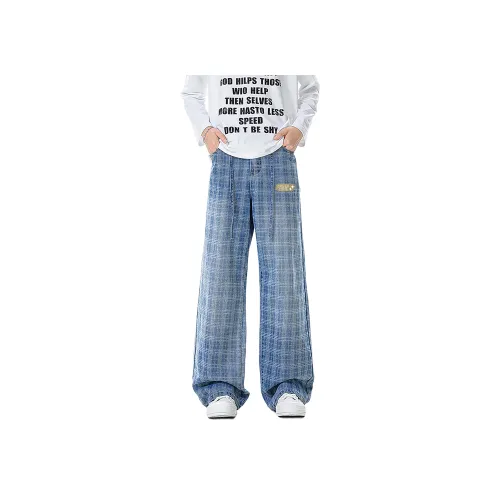 CHEER ZONE Синий Унисекс Джинсы