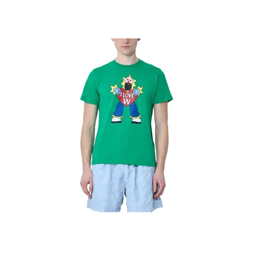 WALTER VAN BEIRENDONCK Зеленый Мужской T-Рубашки