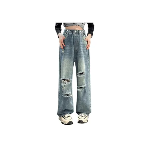 CAMKIDS Синие школьные джинсы