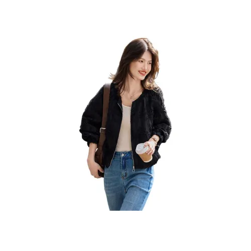 Still quiet Черные Женские Куртки