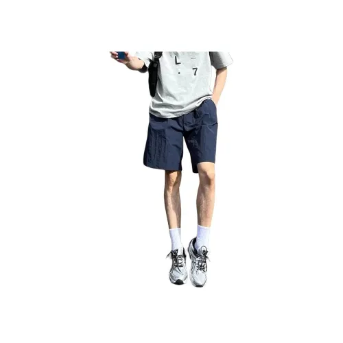 DANJUE Темно-синие унисекс повседневные шорты