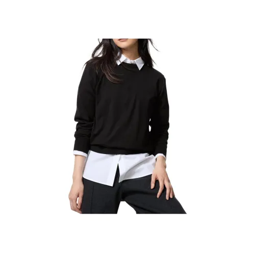 UNIQLO Черные Женские Свитеры