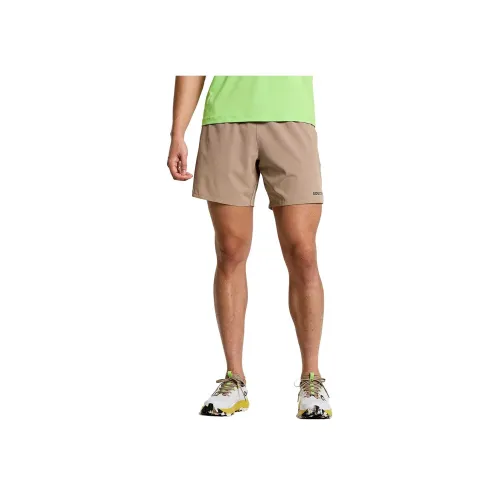 Saucony Khaki Мужские Повседневные Шорты