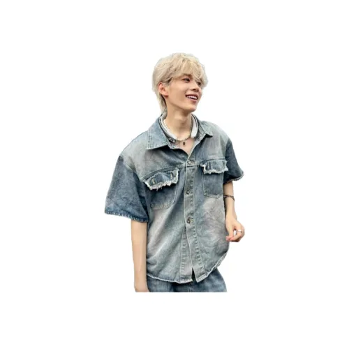 TUCANO Синий Унисекс Рубашки