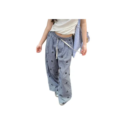 MUCCHIC Синие Женские Повседневные Брюки