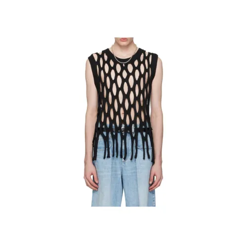 ISABEL MARANT Мужские майки черного цвета