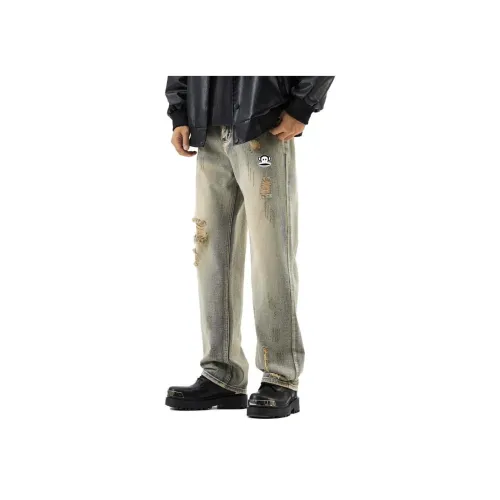 PAUL FRANK Джинсы Мужские Ностальгический Синий