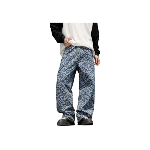 MEXISHION Ностальгический синий Мужские Джинсы