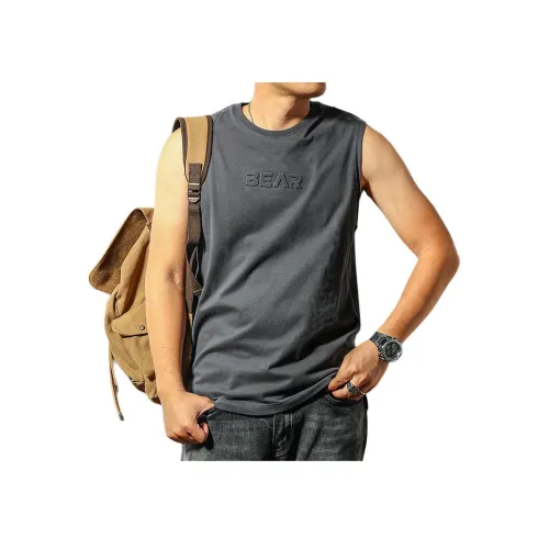 JIYAN Серый Мужские Майки