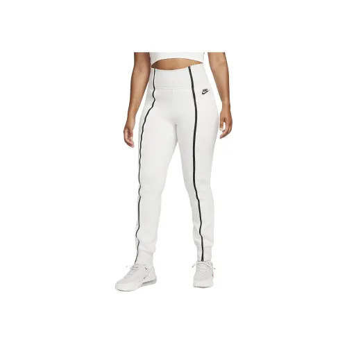 NIKE Белые Женские Вязаные Тренировочные Брюки