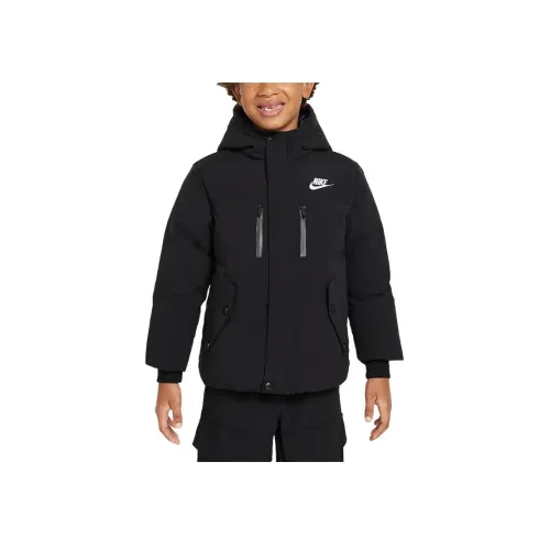 nike Пуховик Черный для детей 3-7 лет