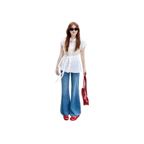 LAKESI Белые Женские Рубашки