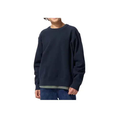 UNIQLO Морской синий Kids Свитшоты