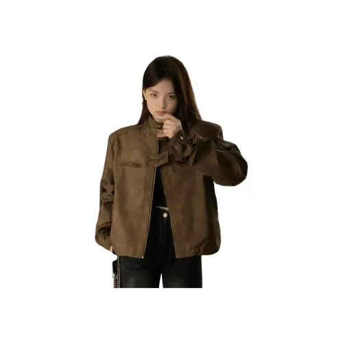 MORii Коричневый Женские Куртки